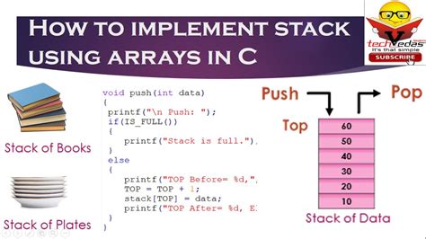3d array visualization.  Stack (Array Implementaion) Algorithm Visualizations C Prog...