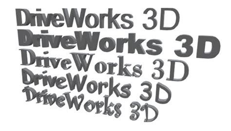3d Builder Texte   3d Text Driveworks Documentation - 3d Builder Texte