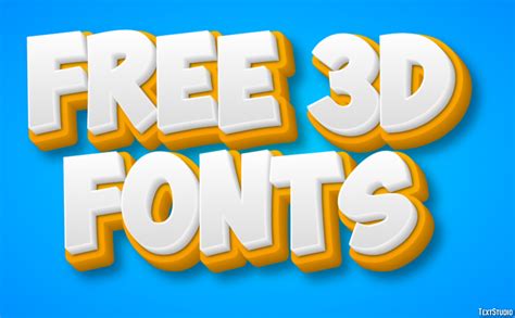 3d chrome font free.  Download 1257 3D Fonts.  With a community of over one ...