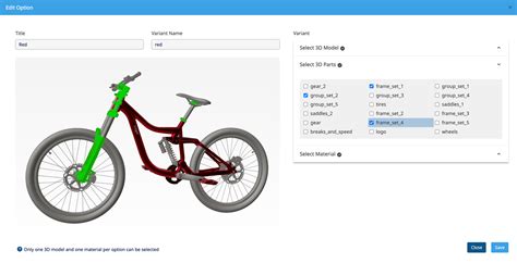 3d configurator.  Combeenation Project Bike 3d Configurator is created so that you can build...