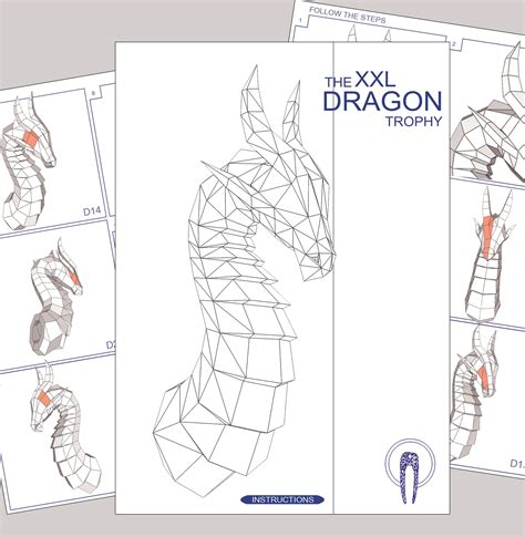 3d dragon head template.  10000+ "dragon head model" printable 3D Models.  D...