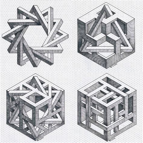 3d geometric patterns Google Search Drawing 3D Pinterest 3d