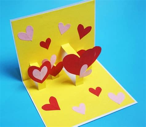 3d Homemade Birthday Cards For Kids Red Ted Greeting Card Design For Kids - Greeting Card Design For Kids