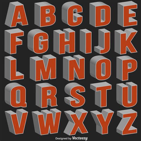 3d Letters Svg   Letter Tile Svg Collection Mark Lindsay Cnc - 3d Letters Svg