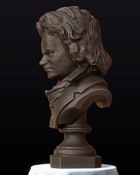 3d model bust beethoven - TurboSquid