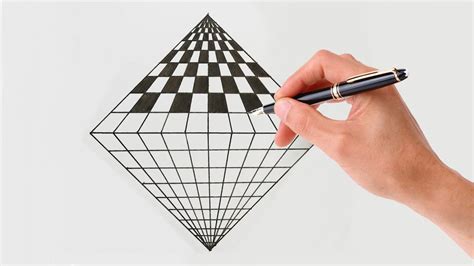 3d Optical Illusion Drawing Step By Step Guide Graph Paper Drawings Step By Step - Graph Paper Drawings Step By Step