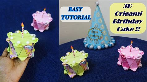 3d Paper Cake