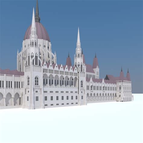 3d parliament budapest - TurboSquid