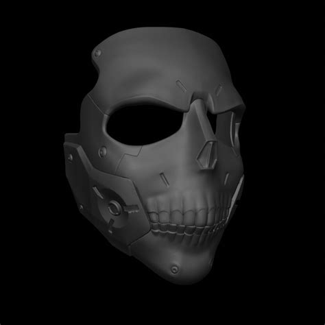 3d Printable Skull Mask