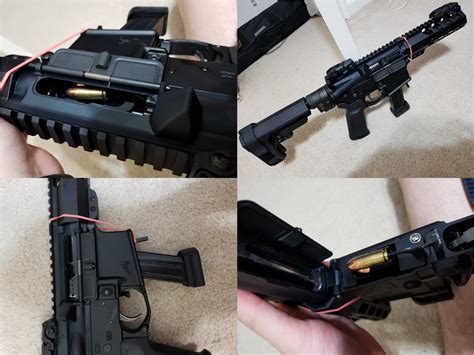 3d printed 9mm magwell adapter.  ###ATTENTION: THIS PRODUCT IS UNTESTED Modified version, designed s...