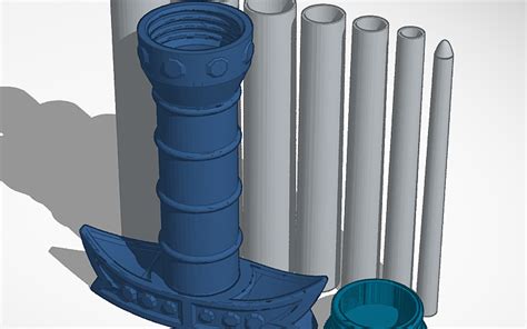 3d Printed Sword Tinkercad