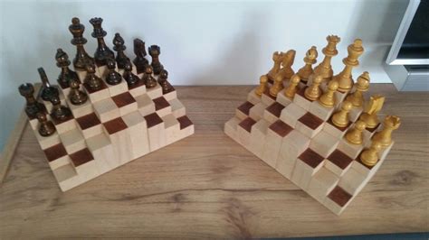3d satranç takımı