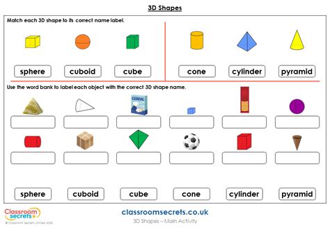 3d Shape In Year 1 8211 May 2018 3d Shapes For Year 3 - 3d Shapes For Year 3