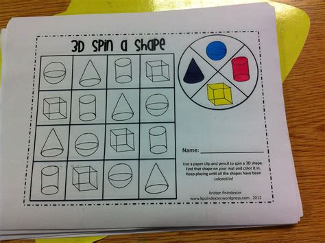 3d Shapes Kristen 039 S Kindergarten 3d Shapes For Year 3 - 3d Shapes For Year 3