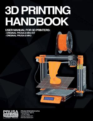 Full Download 3D Printing Handbook Prusa 