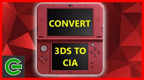 3ds cia converter. a CXI isnt the same as cia or 3ds. So there would be no point in converting it. Reply. Upvote 0 Downvote. impeeza ¡Kabito! Member. Level 22. Joined Apr 5, 2011 Messages 4,358 Trophies 3 Age 45 ... Hacking Homebrew Convert a Cia File back to GBA, or add RTC to a Cia. ObrigadaJim; Jan 25, 2023; Nintendo 3DS; Replies 2 Views 3K ... 