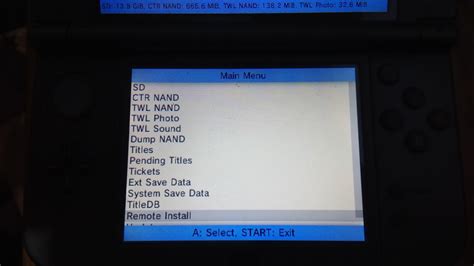 3ds fbi remote install. your fbi is outdated and thats why you can't remote install or update. go to fbi git hub, pick the latest release 2.6.0, cia, place on your sd card and install with fbi. That will bring you to the latest fbi and everything should work. Argovplay New 3DS XL • 3 yr. ago. Yes I just did it and it's work. 