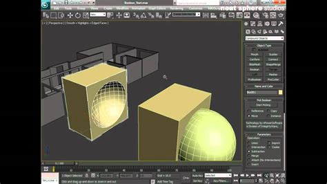 3ds max boolean