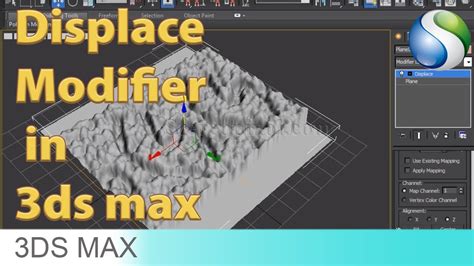 3ds Max Displace Modifier   3ds Max Modifiers And What They Are Used - 3ds Max Displace Modifier