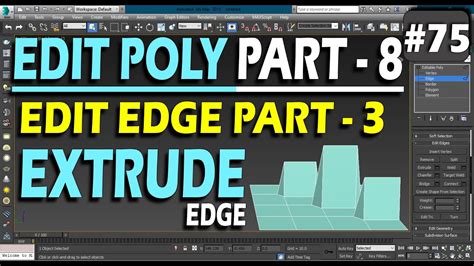 3ds Max Extrude Edge   3ds Max 2022 Help Extrude Modifier Autodesk - 3ds Max Extrude Edge