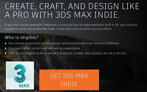 3ds Max Indie   Makeanything Autodesk Com 3dsmax Indie - 3ds Max Indie