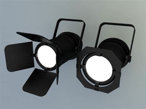 3ds max stage light models