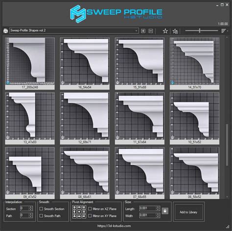 3ds max sweep profile free download