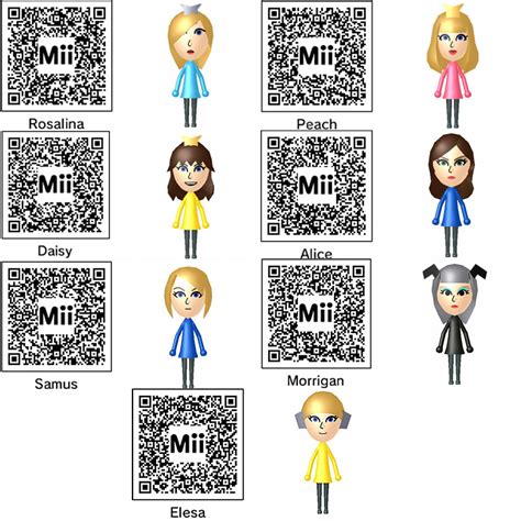 QR Codes. Creating a QR Code for a Mii is simple and the results can be posted to social media sites using the 3DS Image Share on your island. Simply scan the resultant code and voila!. 