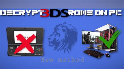 3ds rom decrypter. Things To Know About 3ds rom decrypter. 