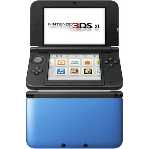 3ds Xl Bleu Et Noir   Console 3ds Xl Bleue Noire Pas Cher Nintendo - 3ds Xl Bleu Et Noir