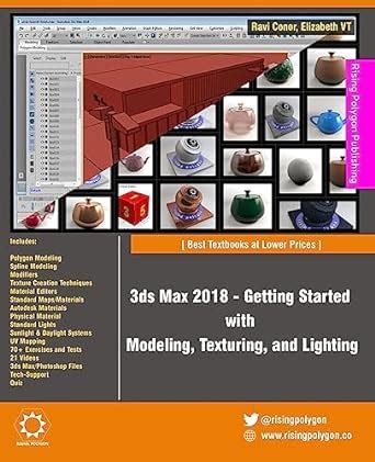 Download 3Ds Max 2018 Getting Started With Modeling Texturing And Lighting 