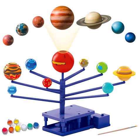3in1 Planets System Science Experiments Projector Kids Stem Science Kids Solar System - Science Kids Solar System