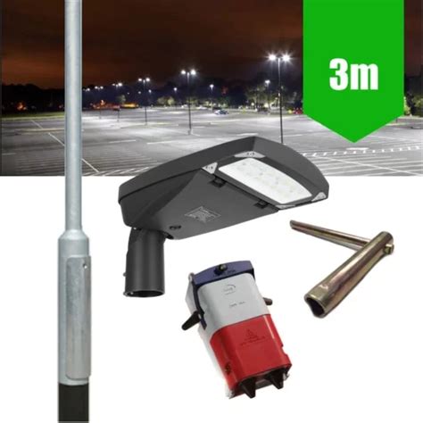 3m Lamp Post Lighting Column (3m Above Groun) - The LED Store