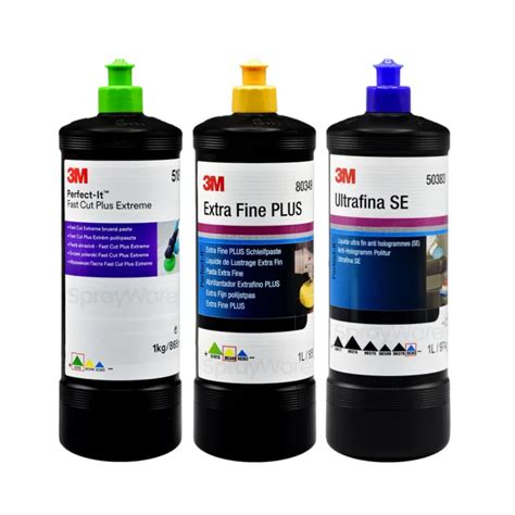 3m green polish. 0, Acrylic, Plastic, ABRASIVES 3.  3M Perfect it Body...