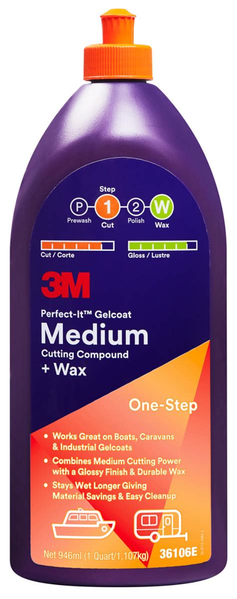 3m perfect it gelcoat medium cutting compound wax instructions.  It quickly ...