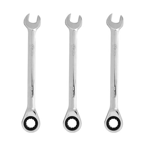 3pcs 10mm Dual Heads Ratchet Combination Wrench Spanner …