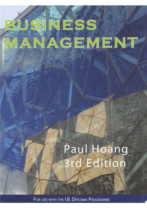3rd Edition Business And Management Paul Hoang