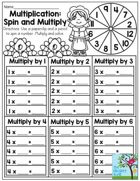 3rd Grade Math Activities For Multiplication