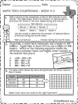 3rd countdown to the math staar mathwarm
