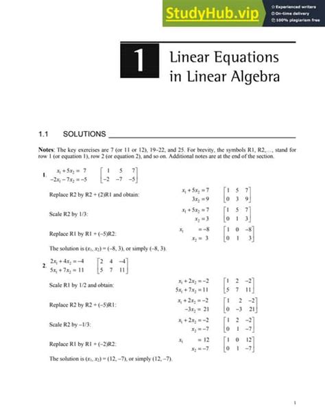 3rd edition linear algebra and its applications solutions manual. - Guida alla scansione per canon pixma mp460.