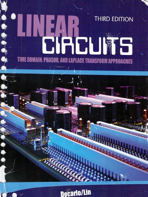 3rd edition linear circuits decarlo solution manual. - Leitfaden für das grundstudium chemie 2. semester.