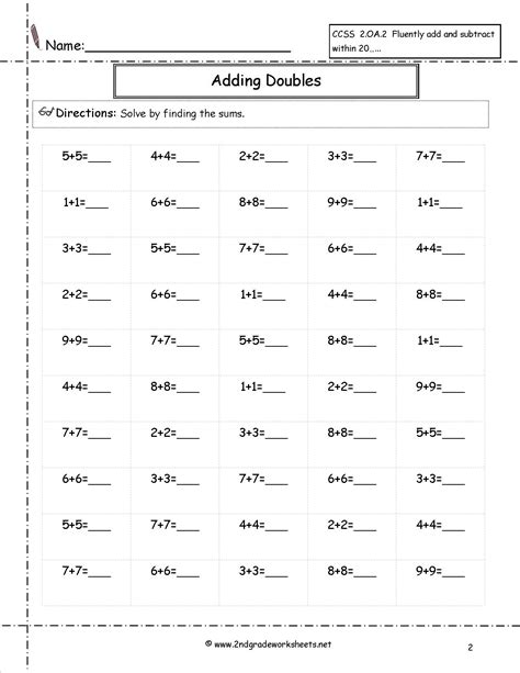 3rd Grade 2nd Grade Printable Addition Worksheets 8211 Addition Worksheet Grade 3 - Addition Worksheet Grade 3