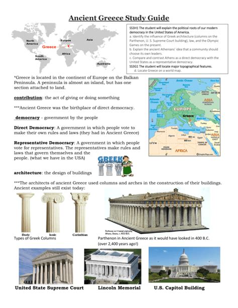 3rd grade ancient greece study guide. - Nauru country study guide by international business publications usa.