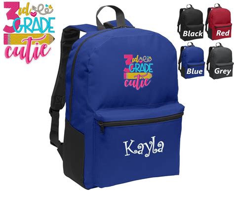 3rd Grade Backpack Etsy 3rd Grade Boy Backpacks - 3rd Grade Boy Backpacks