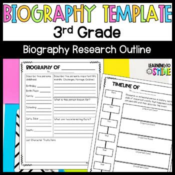 3rd grade biography research reports examples