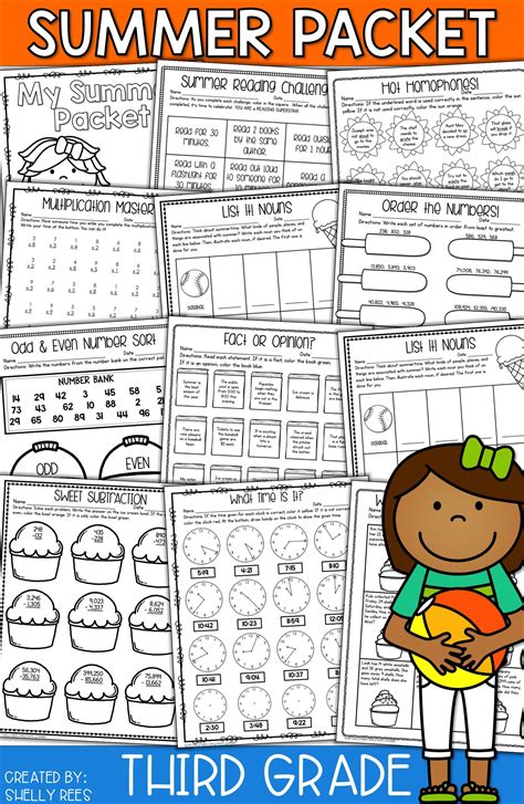 3rd Grade Book Worksheet Packet   Primary Learning Amp Instructional Packets Worksheets - 3rd Grade Book Worksheet Packet