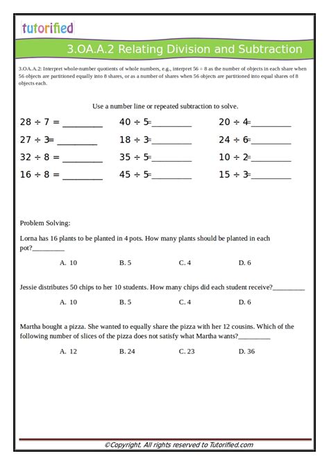3rd Grade Common Core Math Worksheets Free Amp Math For 3rd - Math For 3rd