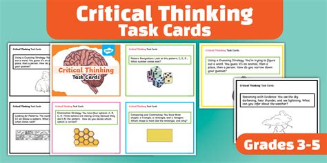 3rd Grade Critical Thinking Questions