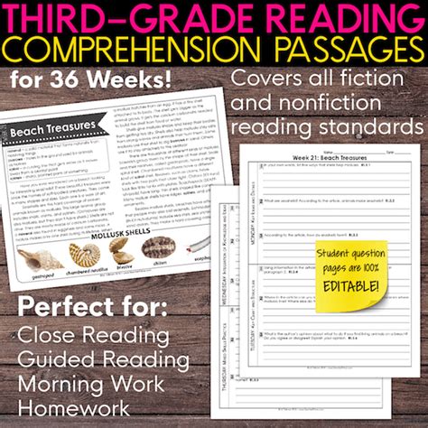 3rd Grade Daily Reading Spiral Review Teacher Thrive 3rd Grade Dol - 3rd Grade Dol