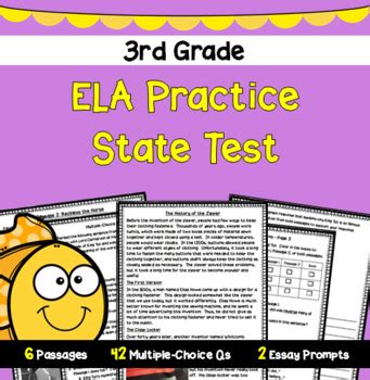 3rd Grade Ela Practice State Test 1 Made 3rd Grade Ela Practice - 3rd Grade Ela Practice